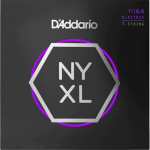 Encordoamento Guitarra 7 Cordas 11-64 D'Addario NYXL1164