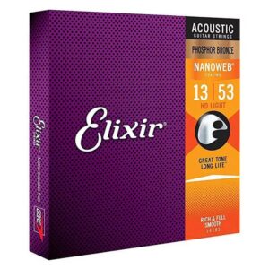 Encord Violao Elixir Nanoweb 013 HD Lt Phosphor Bronze Aço