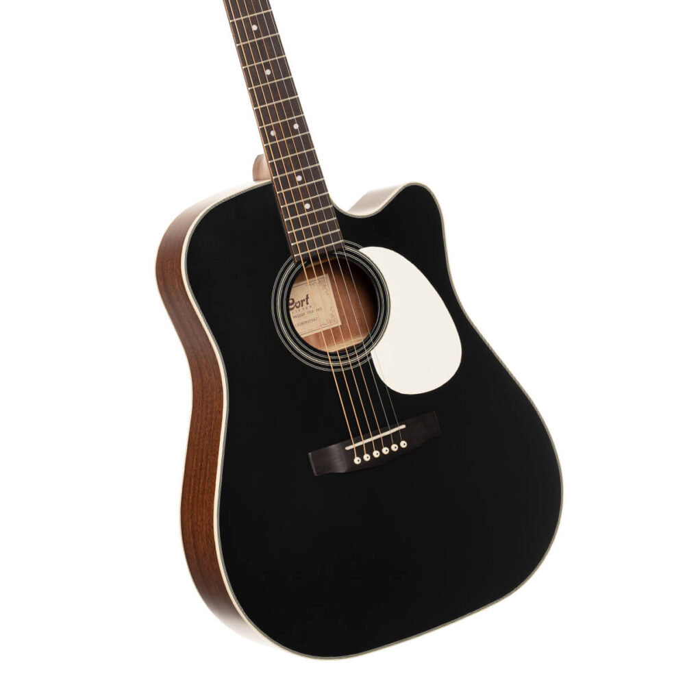 Violao Cort Eletro Acustico Aço MR 500 F CED BKS Preto - Imagem 3