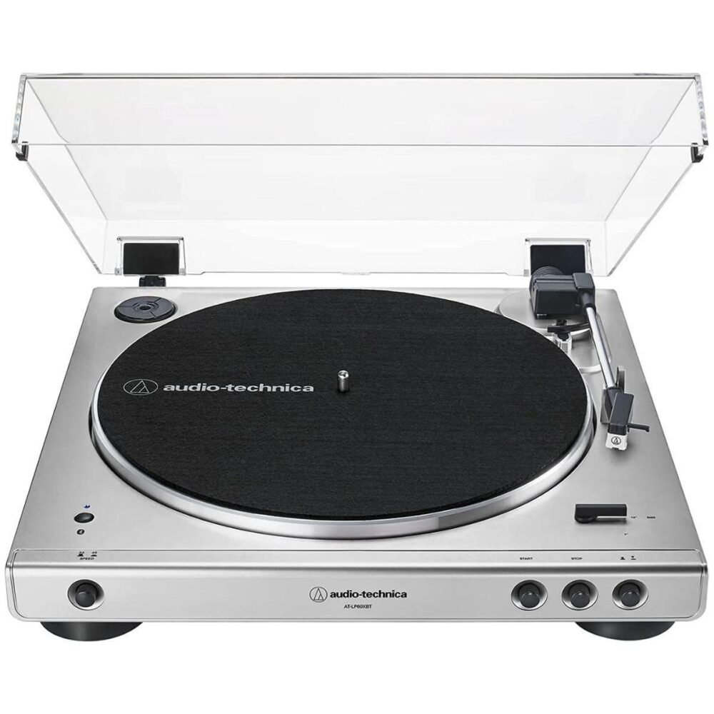 Toca-Discos Audio Technica AT-LP60XBT-SV Aut Bluetooth Prata - Imagem 2