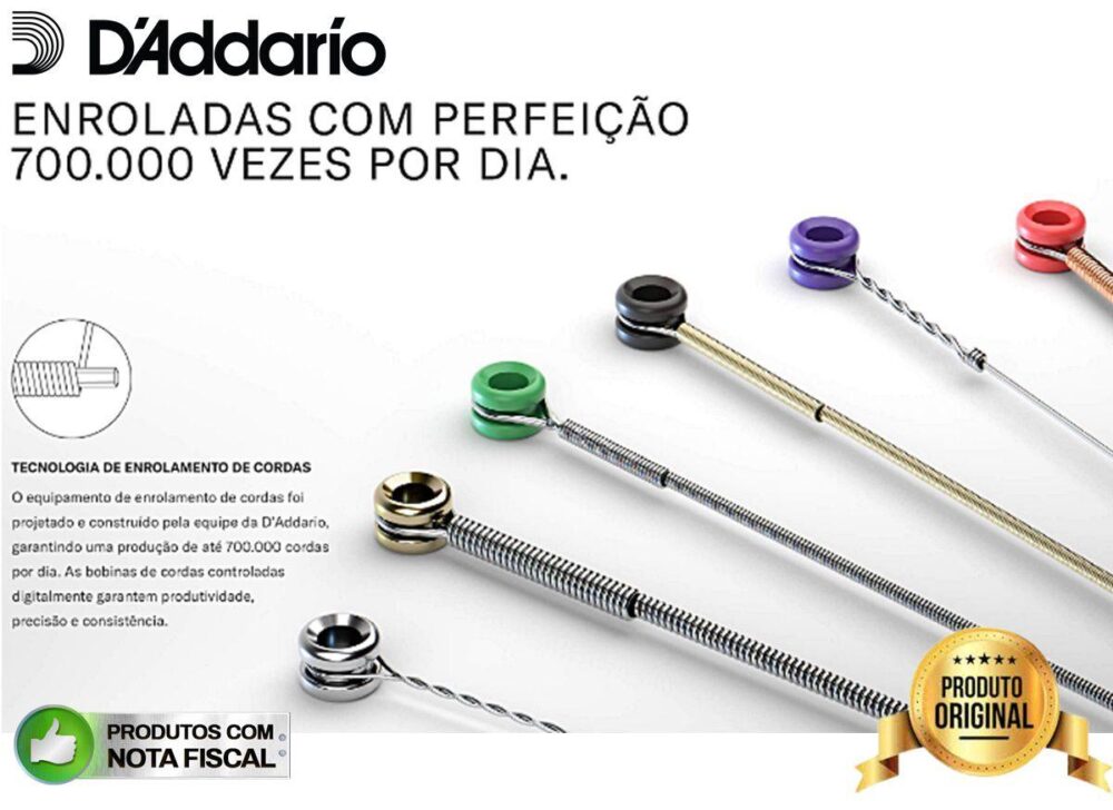 Encordoamento Violão Aço 13-56 D'Addario XS Phosphor Bronze - Imagem 3