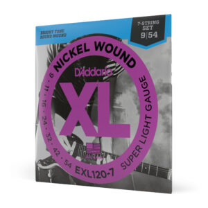 Encordoamento Guitarra 7C 09-54 D'Addario XL Nickel EXL120-7