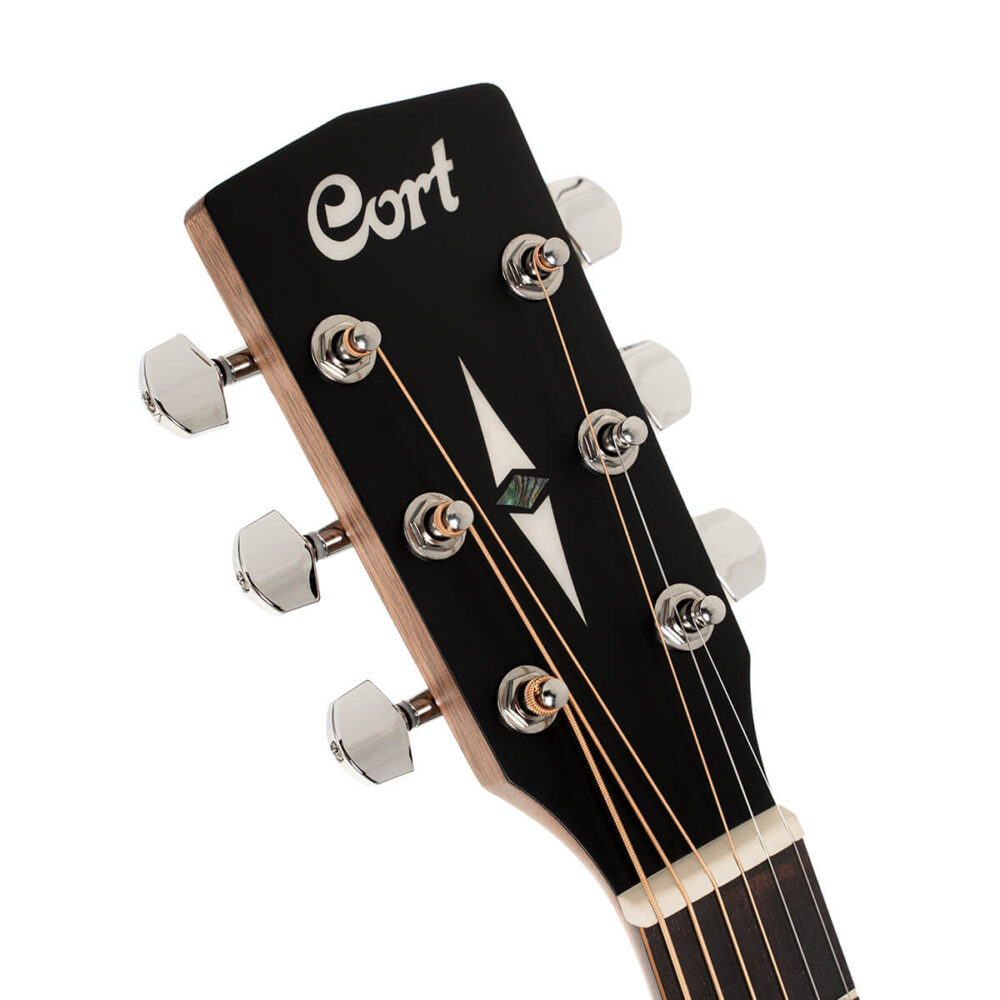 Violao Cort Eletro Acustico Aço MR 500 F CED BKS Preto - Imagem 7