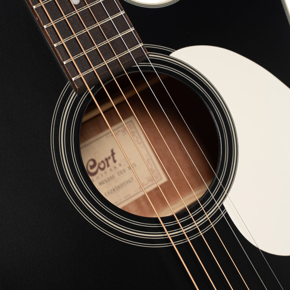 Violao Cort Eletro Acustico Aço MR 500 F CED BKS Preto - Imagem 8