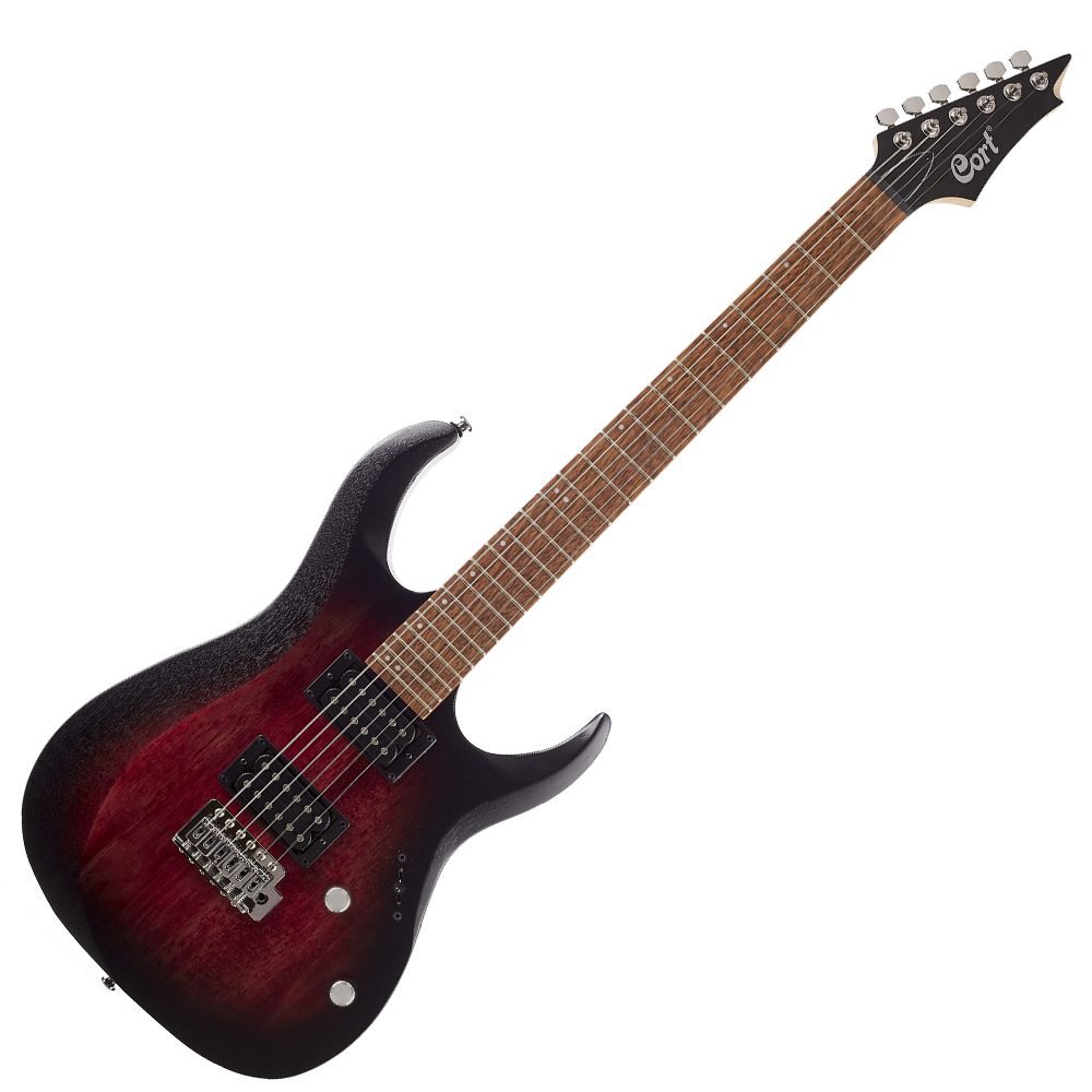 Guitarra Cort X100 OPBB Open Pore Black Cherry Burst Opbb