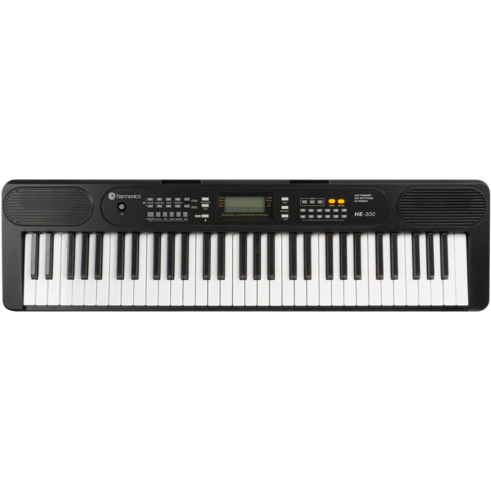 Kit Teclado Harmonics HE300 + Capa + Suporte + Acessórios - Imagem 3