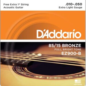 Encordoamento para Violão Aço Bronze 85/15 10-50