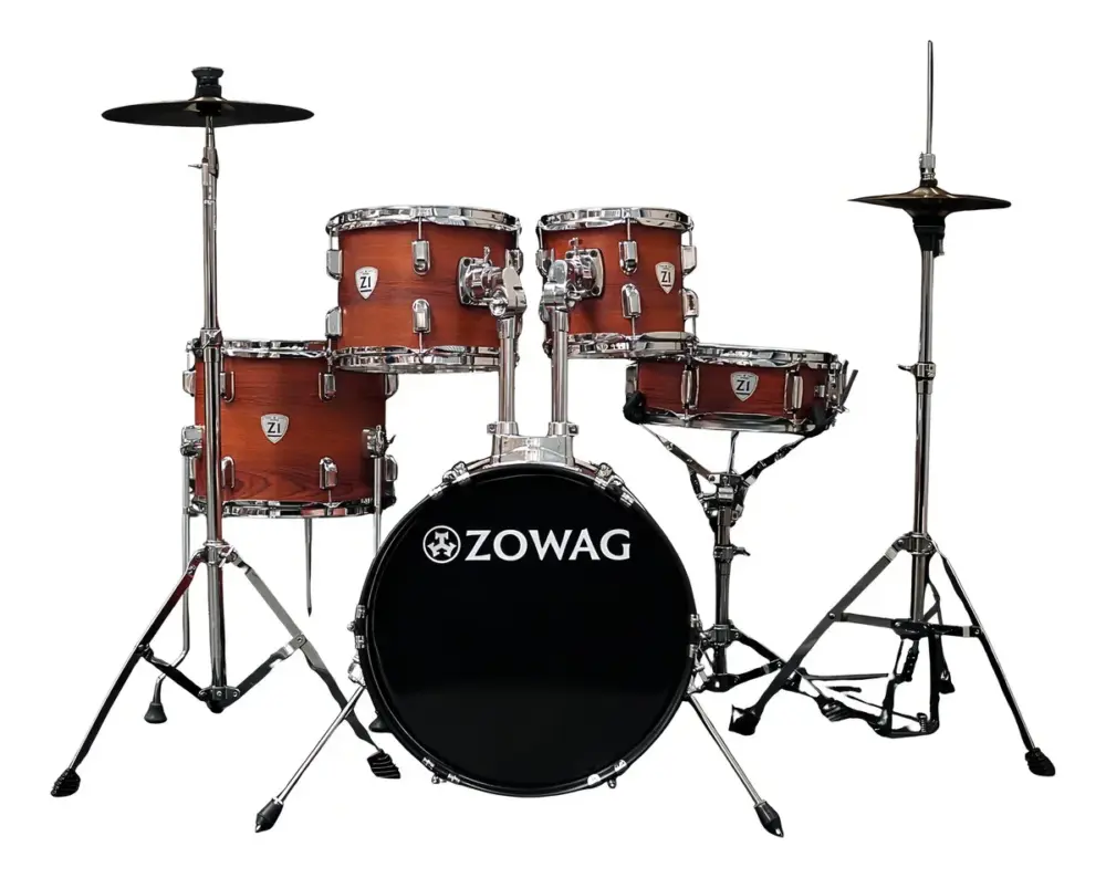 Bateria Zowag Junior Z1 Compacta 16" Com Ferragens (Sem Pratos) - Imagem 2