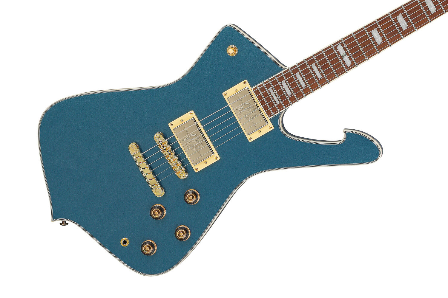 Guitarra Iceman Antique Blue Metallic Ibanez IC420-ABM - Imagem 3