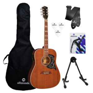 Kit Violão Michael Folk VM925DT MH Capa/Suporte/Acessórios