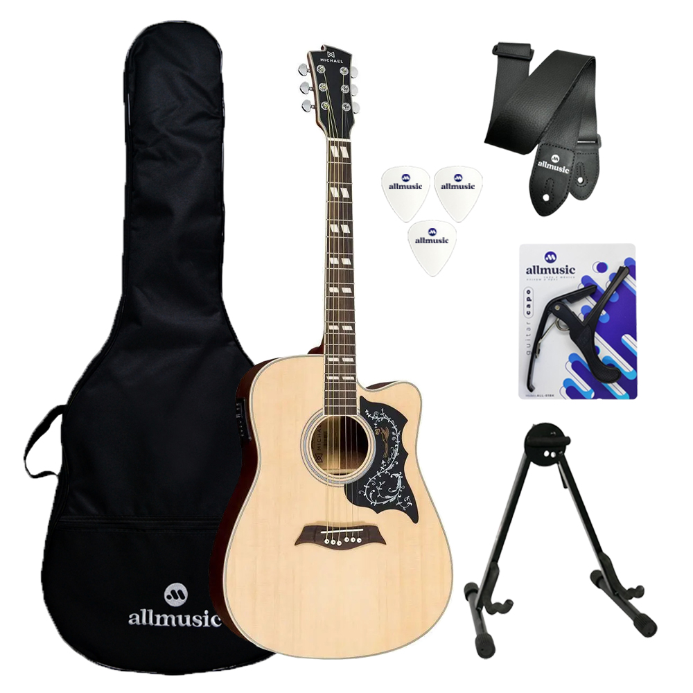 Kit Violão Michael VM925DTC ST Aço Capa/Suporte/Acessórios - Imagem 3