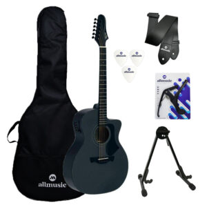 Kit Violão Tagima Rio Negro MSilver Capa/Suporte/Acessórios