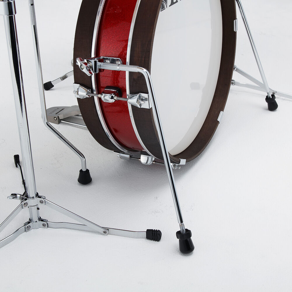 Bateria Shell Pack (4 Tambores) Vermelha Burnt Red Mist Tama Club-Jam Pancake LJK48P-BRM - Imagem 6