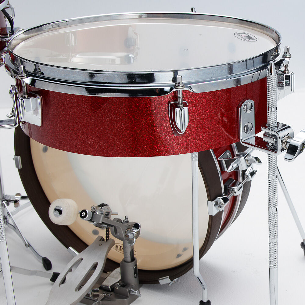 Bateria Shell Pack (4 Tambores) Vermelha Burnt Red Mist Tama Club-Jam Pancake LJK48P-BRM - Imagem 7