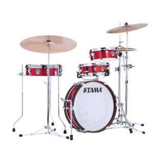 Bateria Shell Pack (4 Tambores) Vermelha Burnt Red Mist Tama Club-Jam Pancake LJK48P-BRM