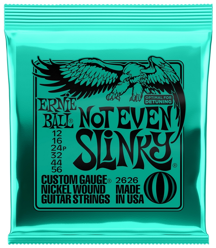 Encordoamento Ernie Ball Not Even Slinky Guitarra 012-056