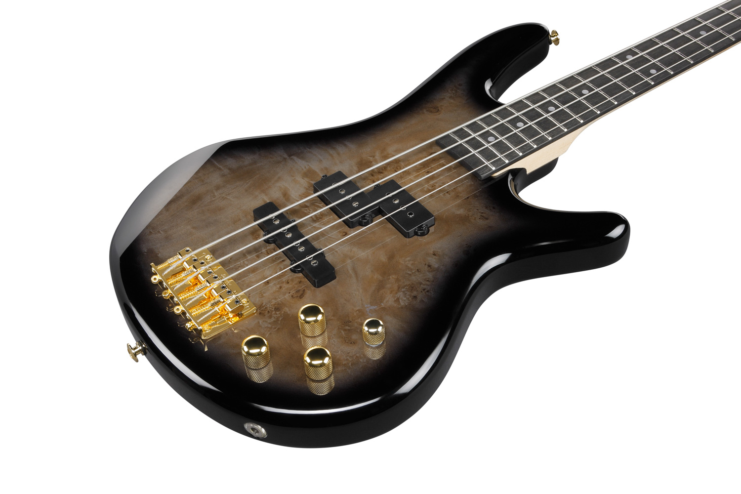 Baixo 4 Cordas Black Burst Ibanez SR GIO GSR200PC-TPB - Imagem 5