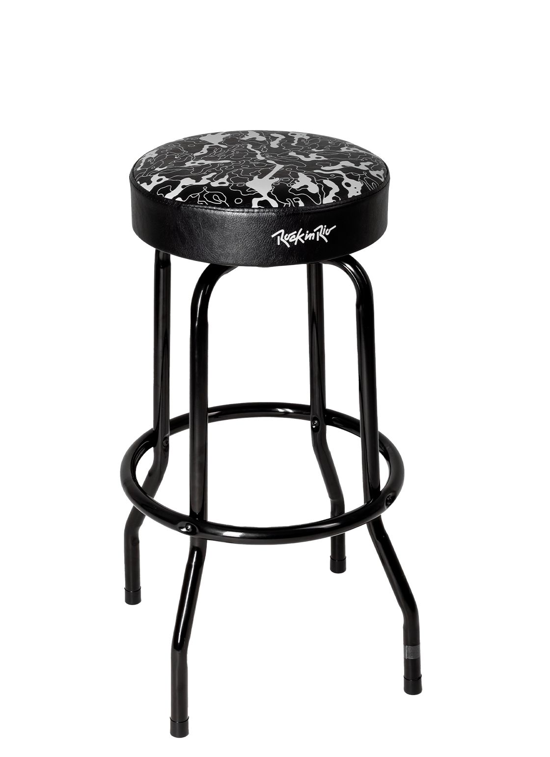 Banco Tagima Rock In Rio Stool Bar Preto