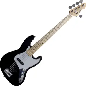 Contrabaixo Elétrico Waldman 5 Cordas GJJ-105 BK Black