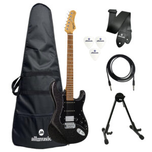 Kit Guitarra Tagima TG580 Black Sparkle BKSK + Acessórios