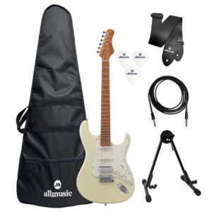 Kit Guitarra Tagima T-640 HSS Olympic White OWH + Acessórios