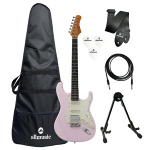 Kit Guitarra Tagima T-640 HSS Shell Pink SHPK + Acessórios