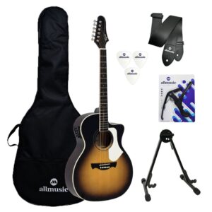 Kit Violão Tagima Rio Negro Sunburst Capa/Suporte/Acessórios