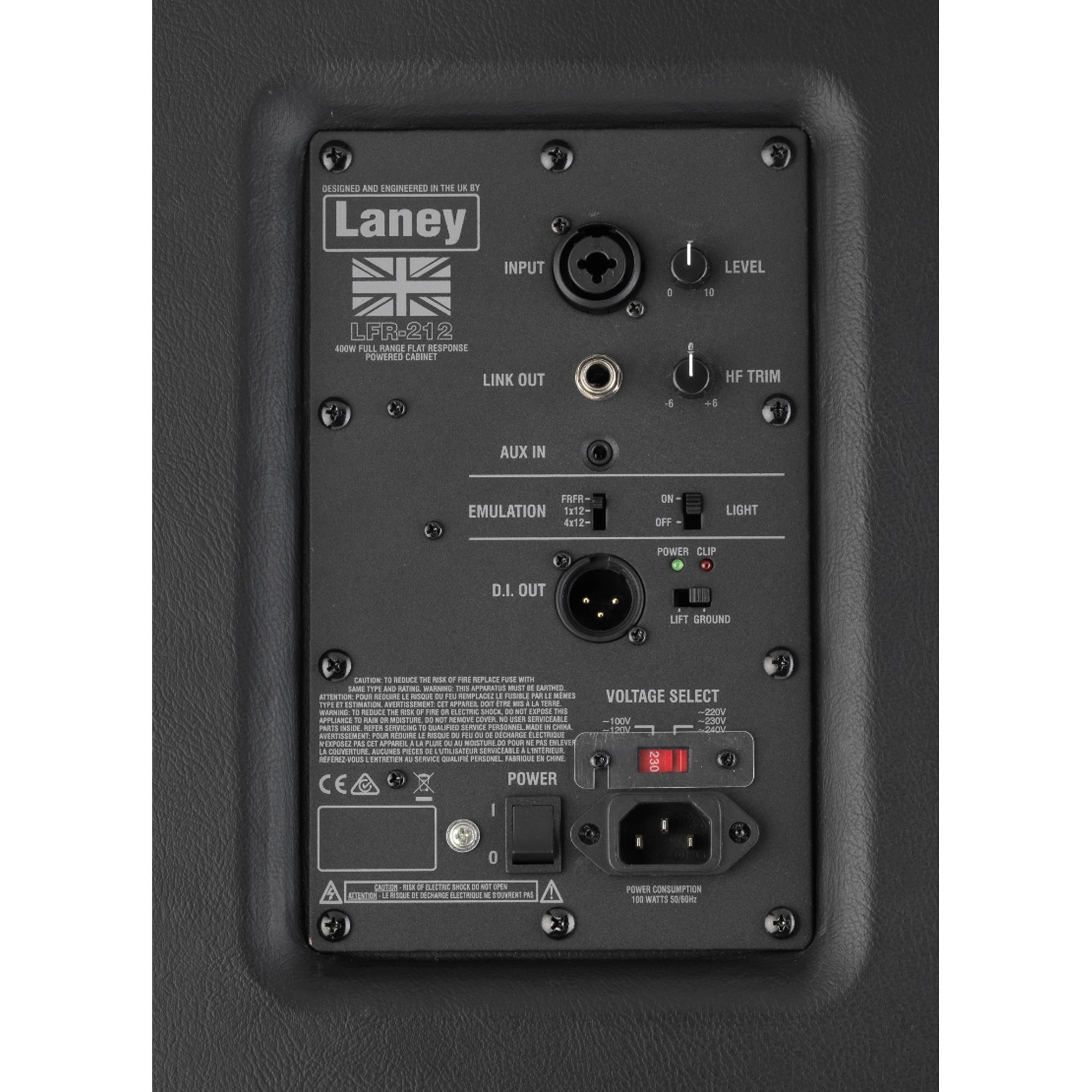 Amplificador Para Guitarra Laney LFR-212 800w Preto - Imagem 3
