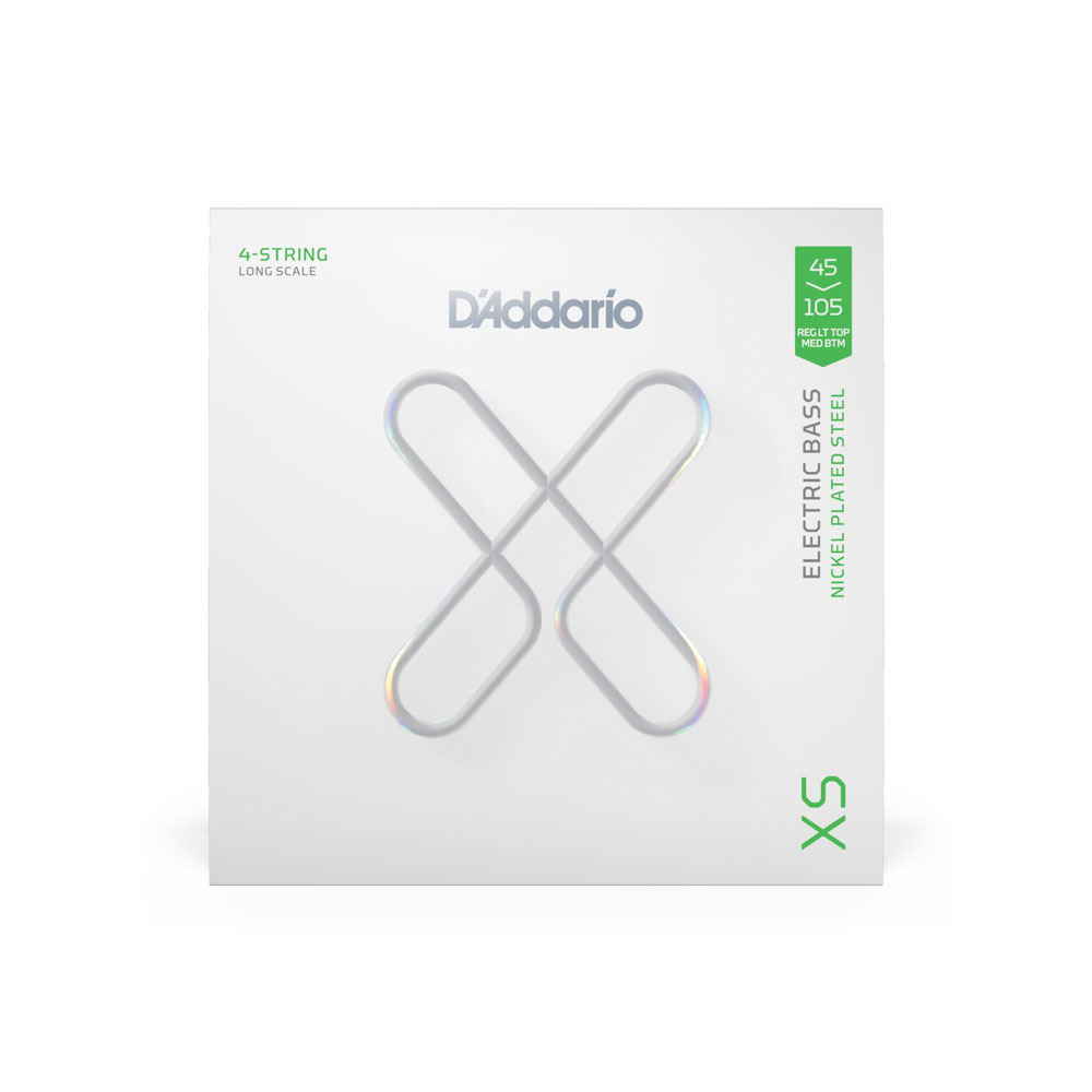 Encordoamento Baixo 4 cordas D’Addario XS Nickel XSB45105 - Imagem 2