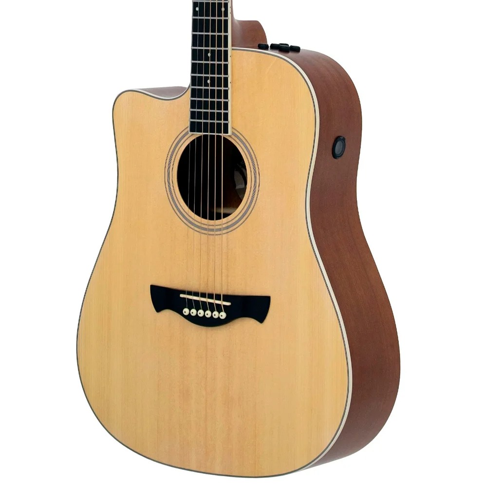 Violão Tagima Sunset Natural Open Pore Canhoto Aço Folk C/Bag - Imagem 3