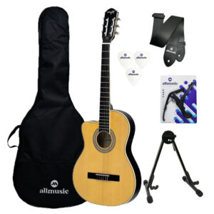 Kit Violão Tagima Cartagena Canhoto NTABS Nylon + Acessórios