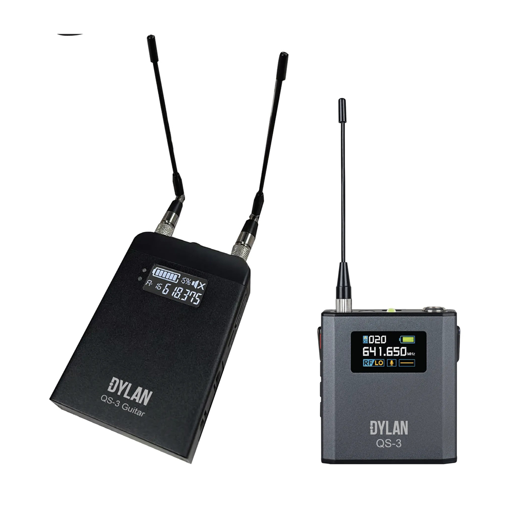Transmissor Sem Fio Dylan QS-3 Guitar Para Instrumentos P10