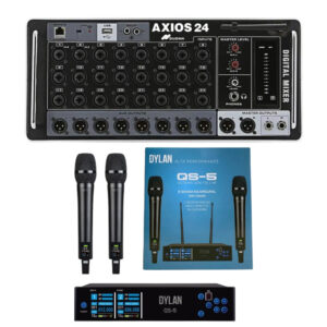 Kit Mesa de Som Digital Rack Duonn AXIOS 24 + Dylan QS-5