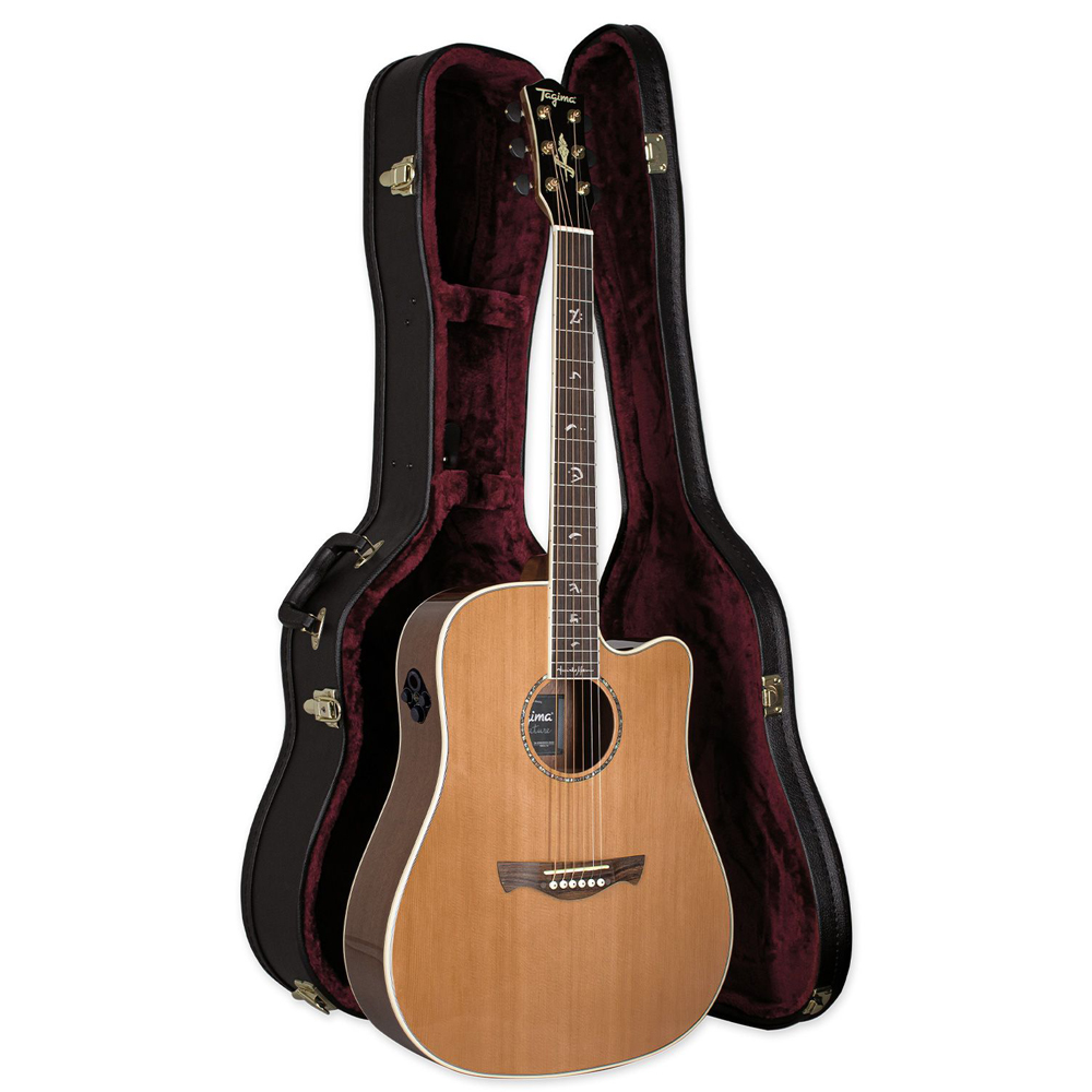 Violão Tagima Juninho Afram Signature Aço C/ Case Natural