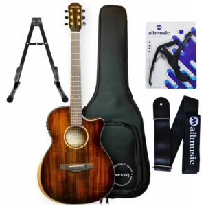 Kit Violão Benson EXF900CE Exodus Aço Maciço Fishman C/ Bag