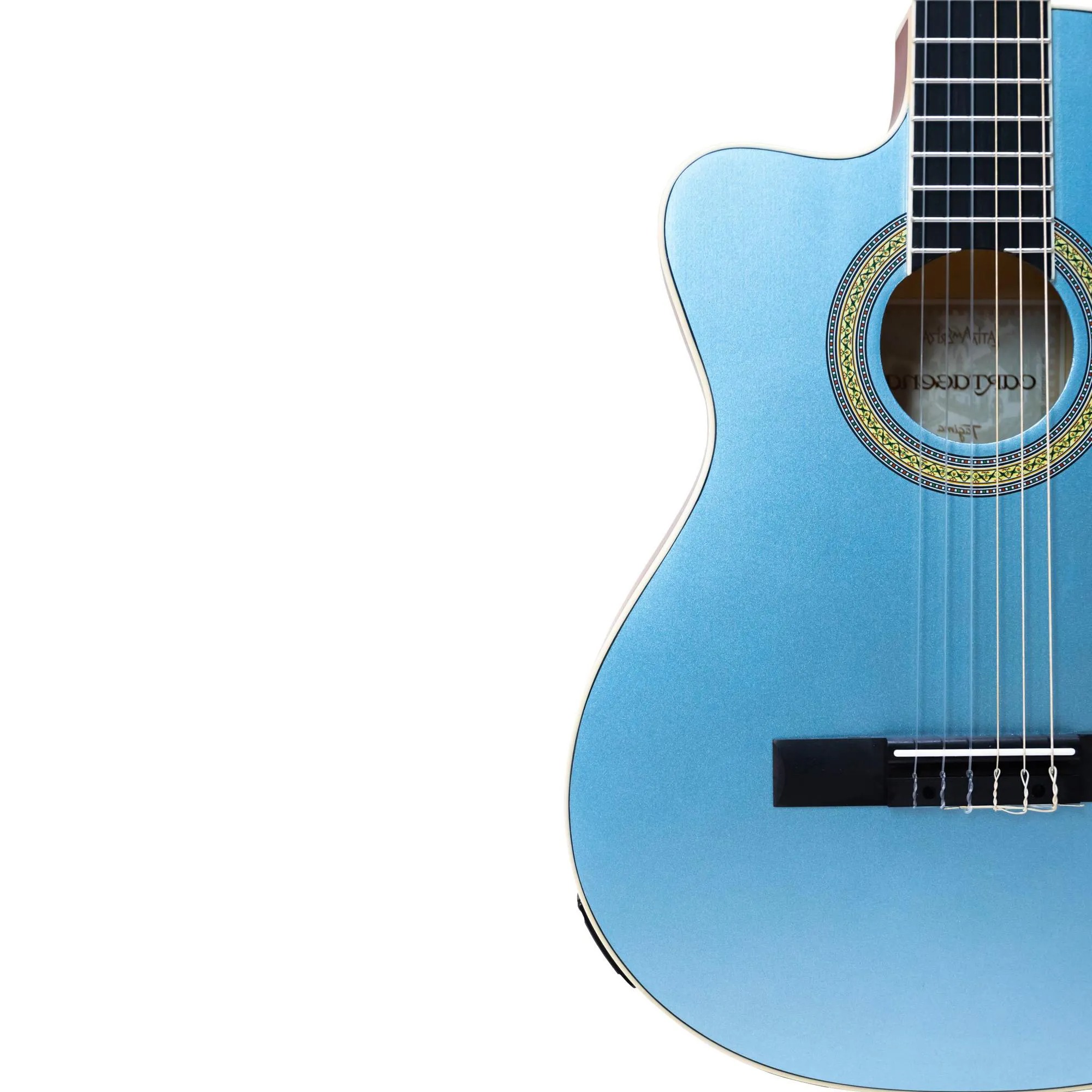 Violão Tagima Flat Nylon Canhoto Cartagena Lake Placid Blue - Imagem 2