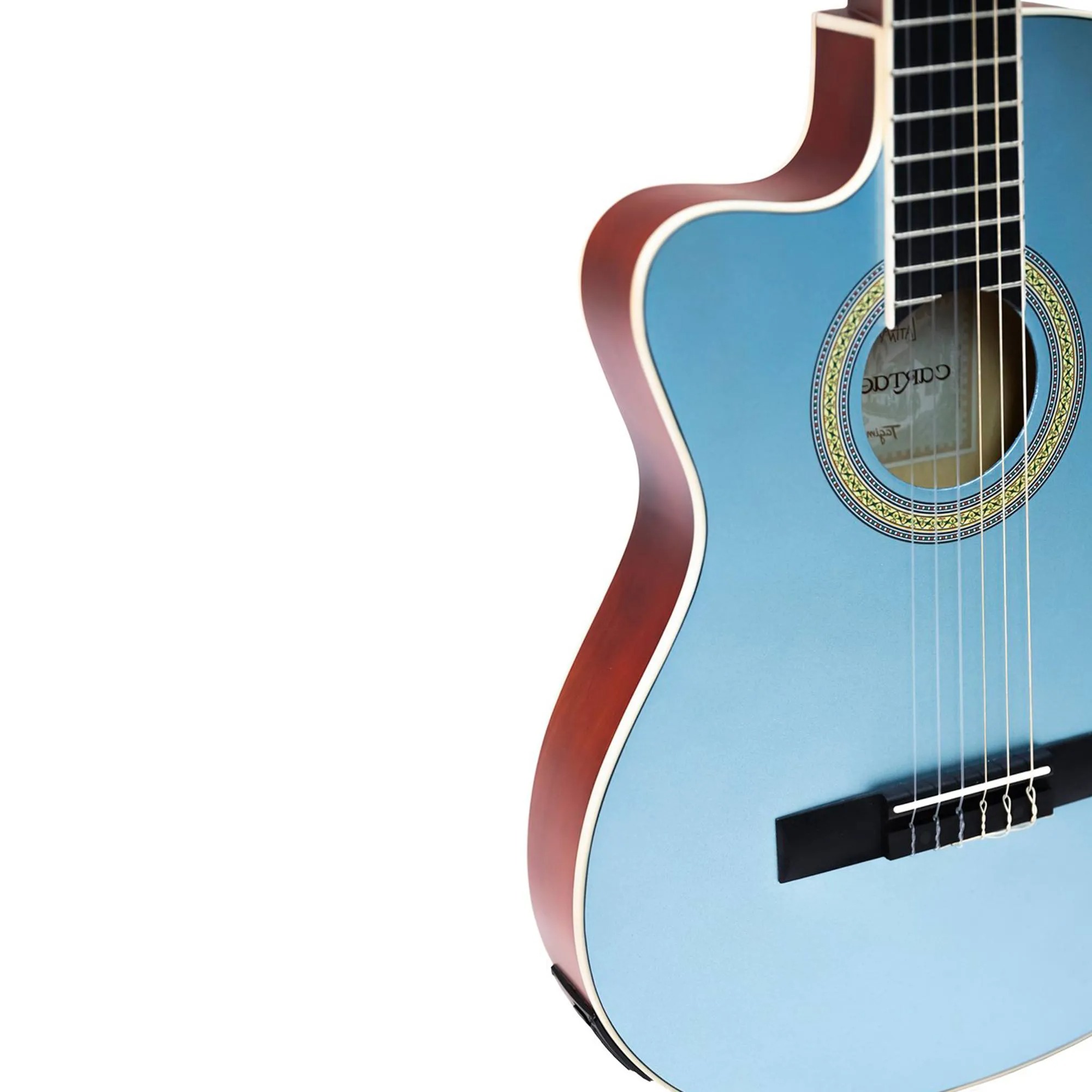 Violão Tagima Flat Nylon Canhoto Cartagena Lake Placid Blue - Imagem 3