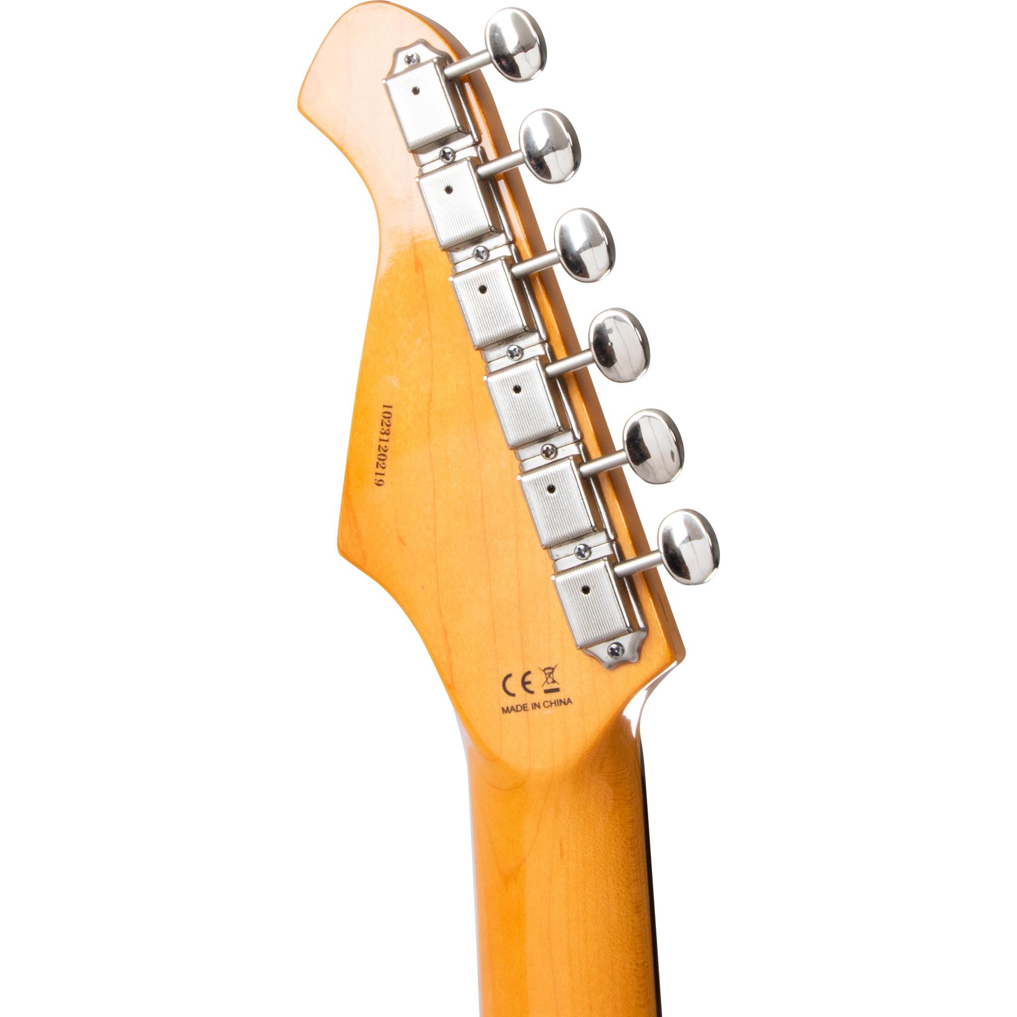 Kit Guitarra Aria Pro II STG-62 Vintage White + Acessórios - Imagem 11