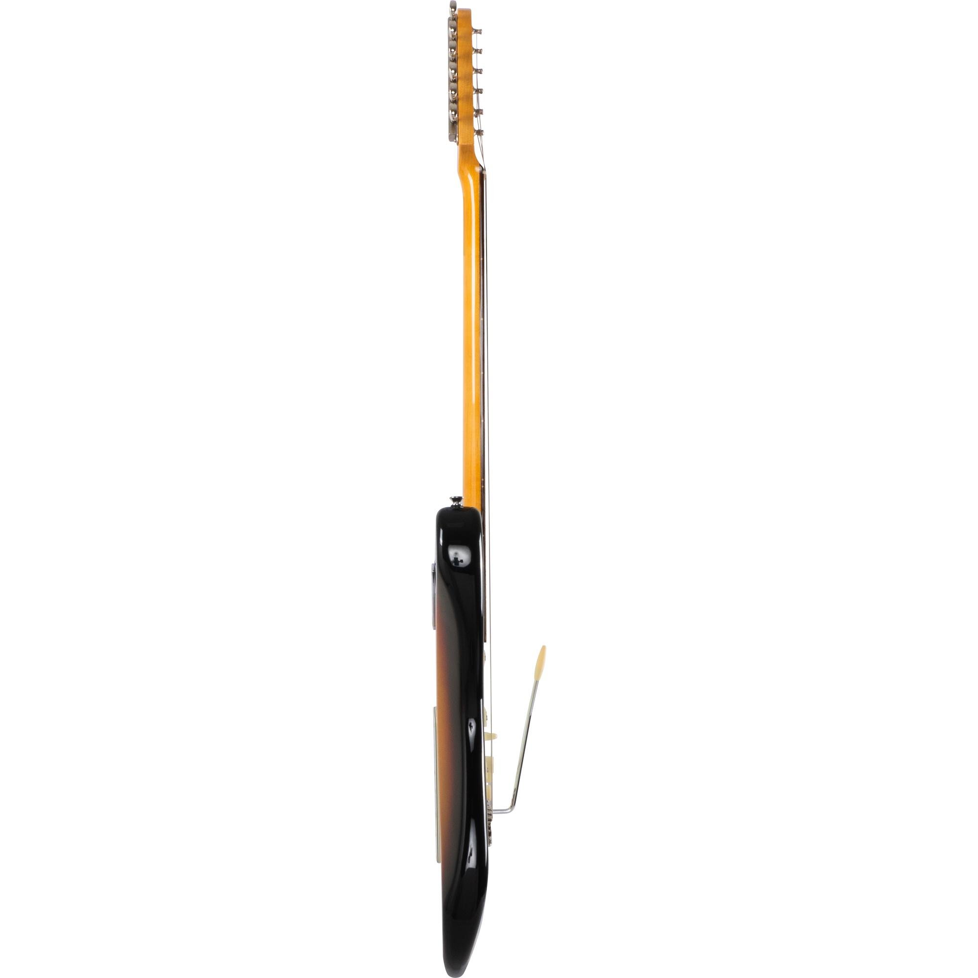 Kit Guitarra Aria Pro II STG-62 3 Tone Sunburst + Acessórios - Imagem 5