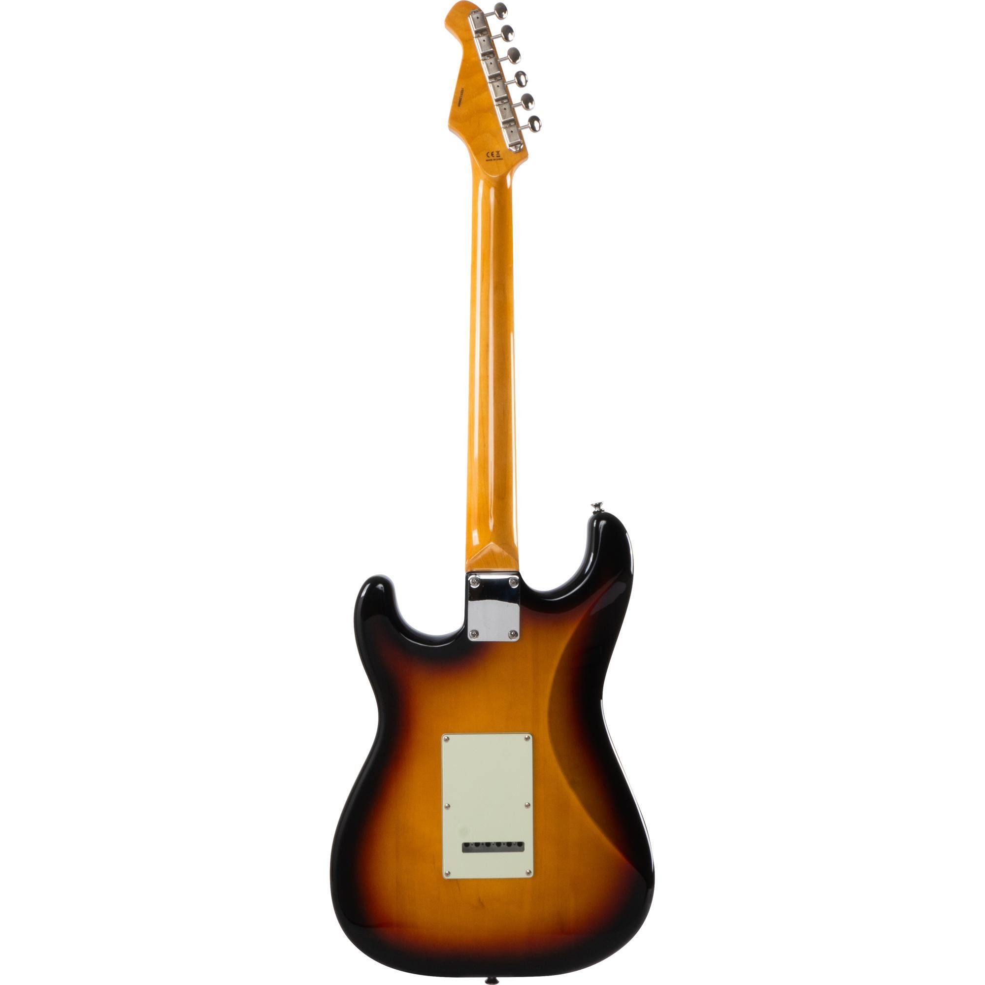 Kit Guitarra Aria Pro II STG-62 3 Tone Sunburst + Acessórios - Imagem 7