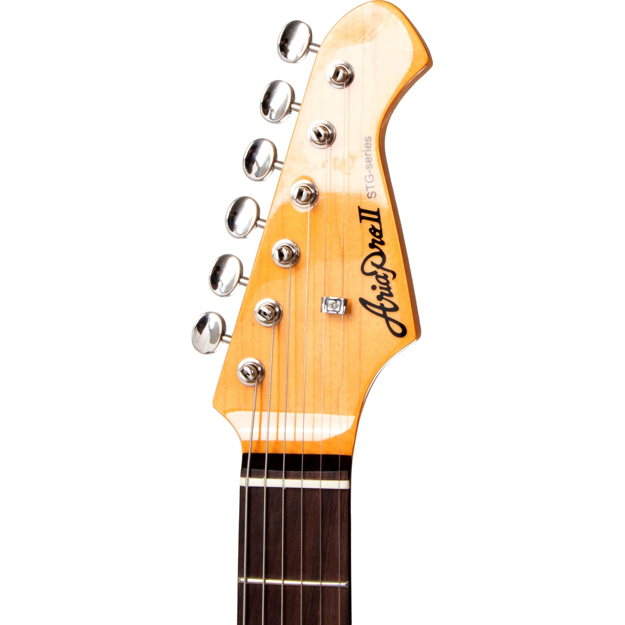 Kit Guitarra Aria Pro II STG-62 Vintage White + Acessórios - Imagem 10
