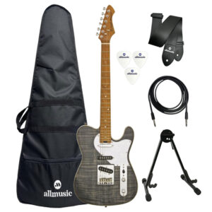 Kit Guitarra Aria Pro II 615-MK2 Nashville Black Diamond