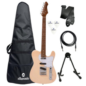 Kit Guitarra Aria Pro II 615-MK2 Nashville Marble White