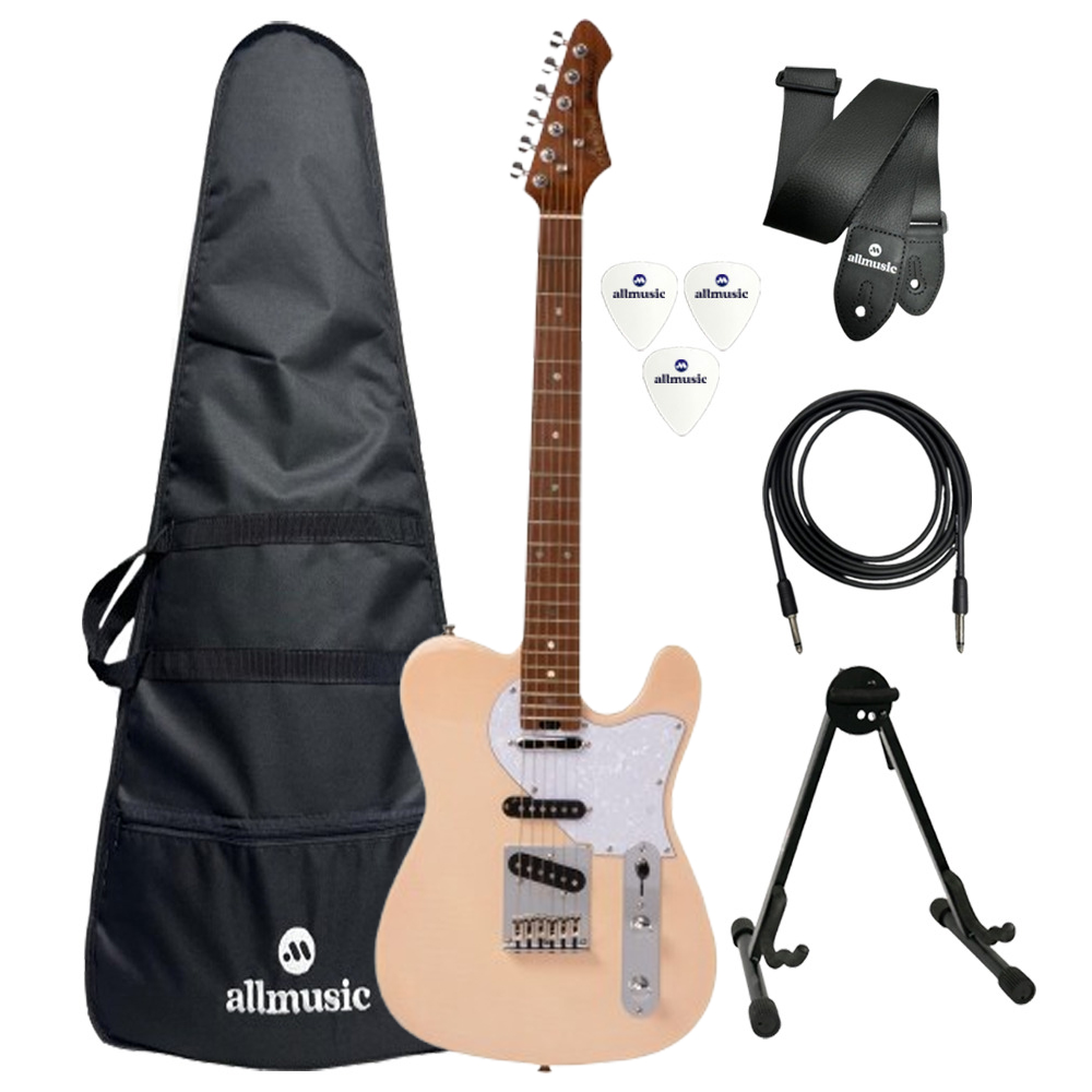 Kit Guitarra Aria Pro II 615-MK2 Nashville Marble White