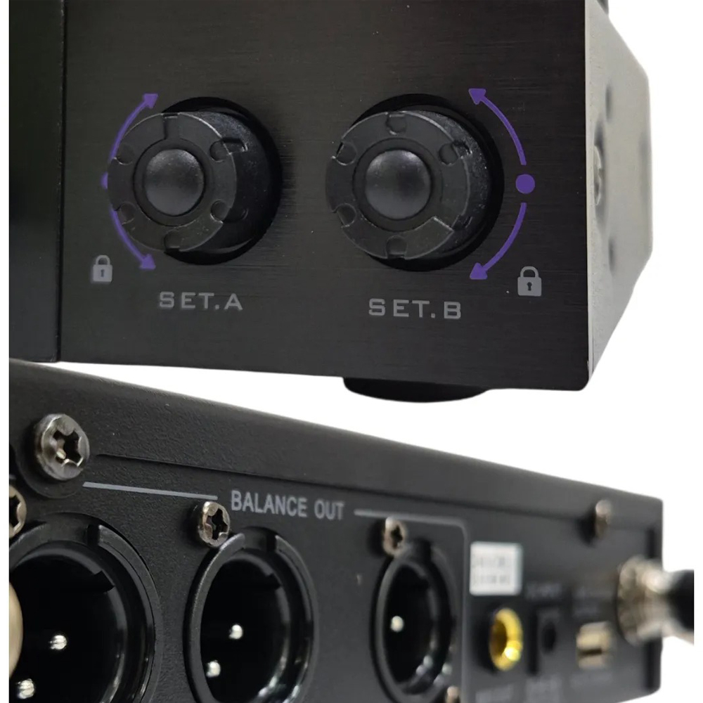 Microfone Sem Fio Duplo Lexsen NXS902HT2 Supercardioíde Preto - Imagem 6