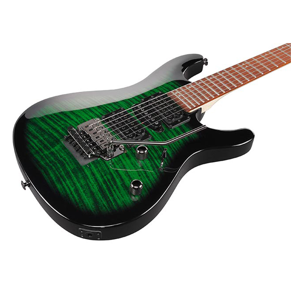 Guitarra Ibanez KIKO SP3 TEB Transparent Emerald Burst + Bag - Imagem 4