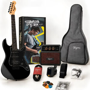 Kit Guitarra Tagima TG520 Tagima Box Preta + Capa/Acessórios