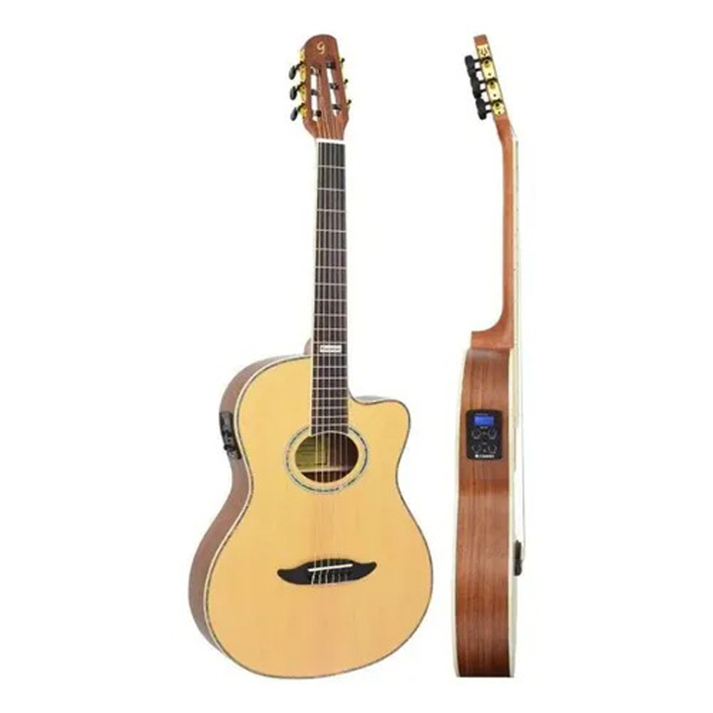 Kit Violão Giannini GNF-3 Eletroacústico Nylon Natural Satin - Imagem 3