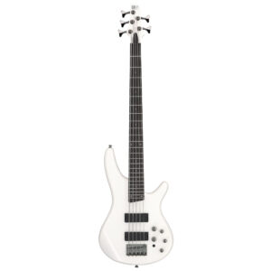 Baixo 5 Cordas Ativo Ibanez SR255E Pearl White Outlet 2970