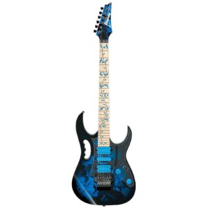 Guitarra Ibanez JEM 77P Steve Vai Sign Blue Floral Pattern